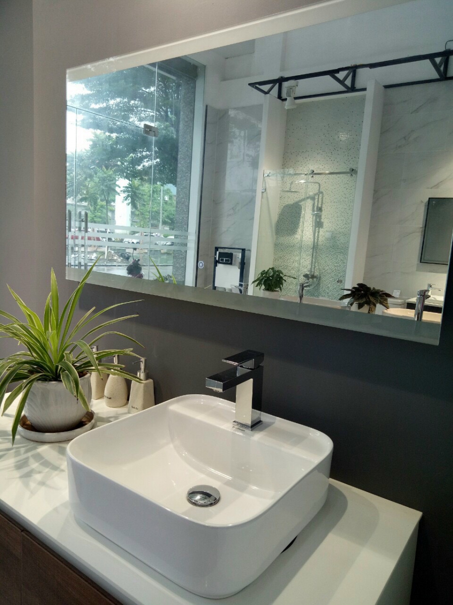 Lavabo Elimen cao cấp Cách setup cho nhà vệ sinh có diện tích không lớn